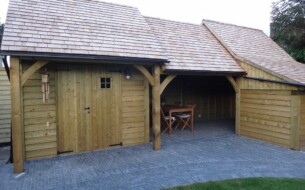 18’’ No1 Blue label shingles.
Op tuinhuis in België zijn deze shingles door particulier zelf aangebracht.